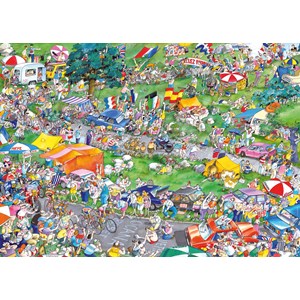 Heye (29888) - Roger Blachon: "Cycle Race" - 1000 pieces puzzle