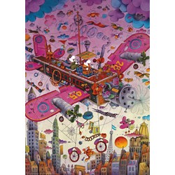 Heye (29887) - Guillermo Mordillo: "Fly With Me!" - 1000 pieces puzzle