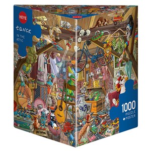 Heye (29885) - Birgit Tanck: "In The Attic" - 1000 pieces puzzle