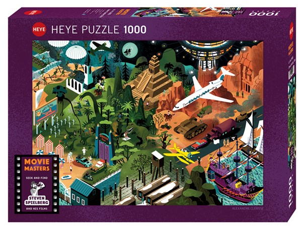 Heye (29883) - Alexandre Clerisse: "Steven Spielberg Films" - 1000 pieces puzzle