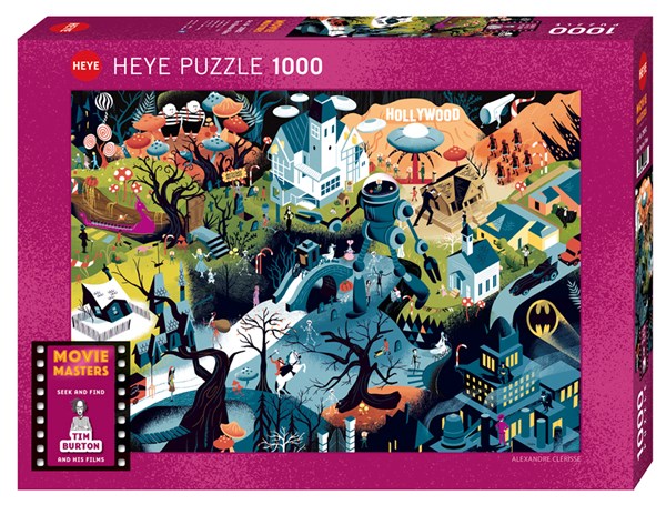 Heye (29882) - Alexandre Clerisse: "Tim Burton Films" - 1000 pieces puzzle