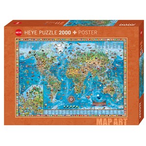 Heye (29846) - Rajko Zigic: "Amazing World" - 2000 pieces puzzle