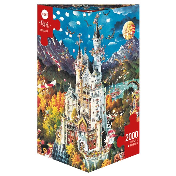 Heye (29700) - Michael Ryba: "Bavaria" - 2000 pieces puzzle
