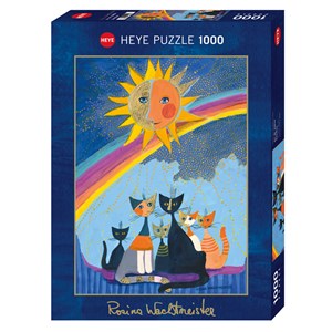 Heye (29854) - Rosina Wachtmeister: "Gold Rain" - 1000 pieces puzzle