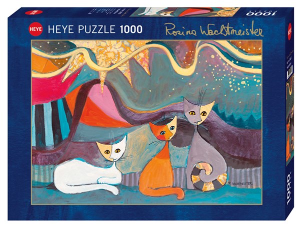 Heye (29853) - Rosina Wachtmeister: "Yellow Ribbon" - 1000 pieces puzzle