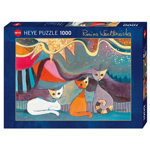 Heye (29853) - Rosina Wachtmeister: "Yellow Ribbon" - 1000 pieces puzzle