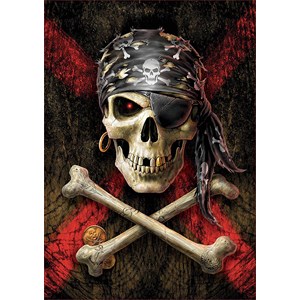 Educa (17964) - "Pirate Skull" - 500 pieces puzzle