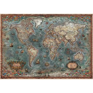 Educa (18017) - "Historical World Map" - 8000 pieces puzzle