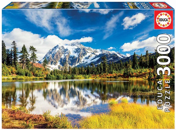 Educa (18011) - "Mount Shuksan, Washington, USA" - 3000 pieces puzzle
