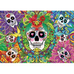 Educa (17975) - "Sugar Skulls" - 1000 pieces puzzle