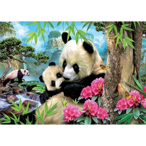 Educa (17995) - "Morning Panda" - 1000 pieces puzzle