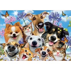 Educa (17983) - "Fun in the sun Selfie" - 500 pieces puzzle