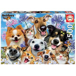 Educa (17983) - "Fun in the sun Selfie" - 500 pieces puzzle