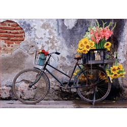 Educa (17988) - "Bicycle with flowers" - 500 pieces puzzle