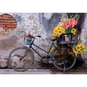 Educa (17988) - "Bicycle with flowers" - 500 pieces puzzle