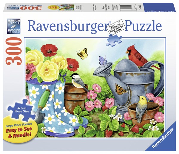 Ravensburger (13223) - Jane Maday: "Garden Traditions" - 300 pieces puzzle