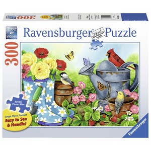 Ravensburger (13223) - Jane Maday: "Garden Traditions" - 300 pieces puzzle