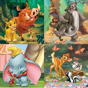 Educa (18104) - "Disney Animals" - 12 16 20 25 pieces puzzle
