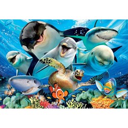 Educa (18062) - "Underwater selfie" - 100 pieces puzzle