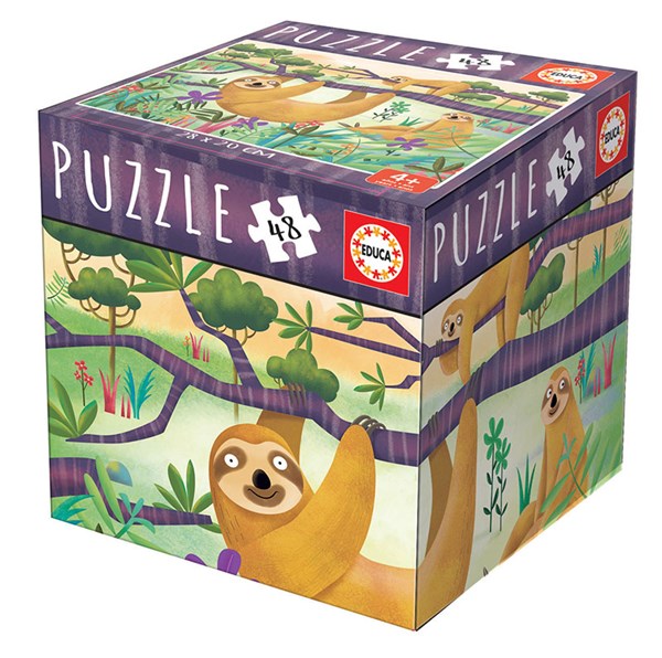 Educa (18077) - "Sloths" - 48 pieces puzzle
