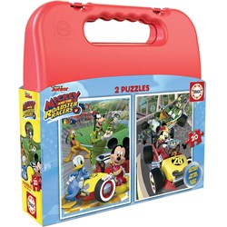 Educa (17639) - "Mickey and the Roadster Racers Case" - 20 pieces puzzle