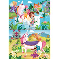 Educa (18064) - "Unicorns and fairies" - 20 pieces puzzle