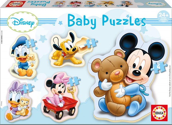 Educa (13813) - "Mickey" - 3 4 5 pieces puzzle