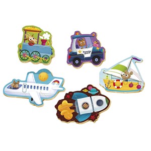 Educa (18059) - "Vehicles II" - 3 4 5 pieces puzzle