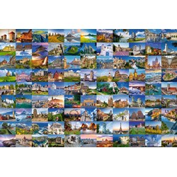 Ravensburger (17080) - "99 Beautiful Places in Europe" - 3000 pieces puzzle