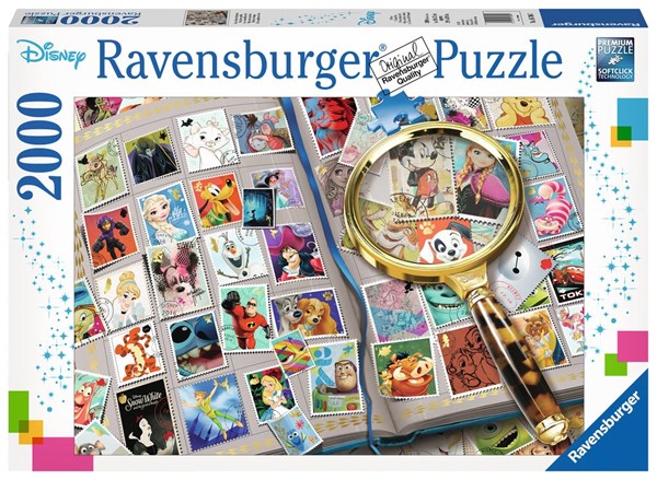 Ravensburger (16706) - "Disney Stamp Album" - 2000 pieces puzzle