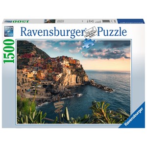 Ravensburger (16227) - "View of Cinque Terre, Italy" - 1500 pieces puzzle