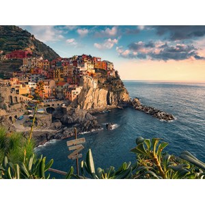 Ravensburger (16227) - "View of Cinque Terre, Italy" - 1500 pieces puzzle