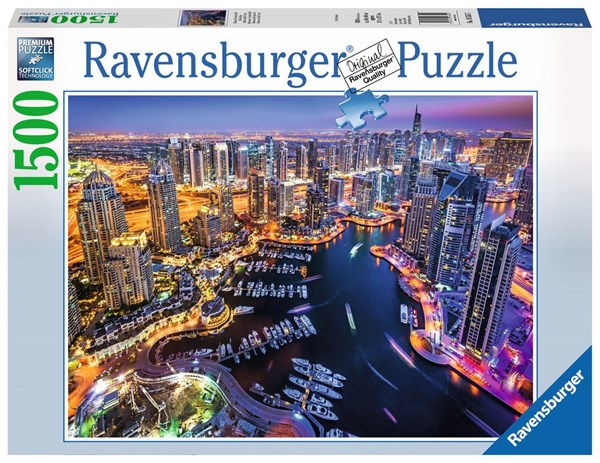 Ravensburger (16355) - "Dubai Marina" - 1500 pieces puzzle