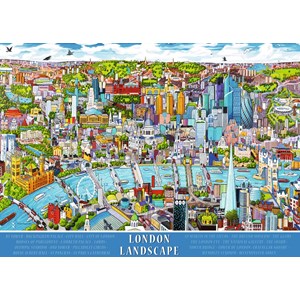 Ravensburger (19035) - "London, Landscape" - 1000 pieces puzzle