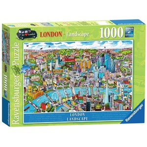 Ravensburger (19035) - "London, Landscape" - 1000 pieces puzzle