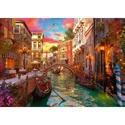 Ravensburger (15262) - "Venice Romance" - 1000 pieces puzzle
