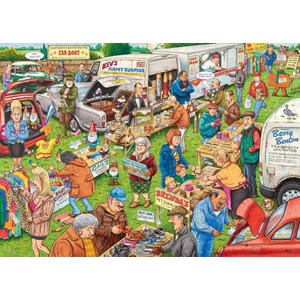 Ravensburger (19106) - "The Car Boot Sale" - 1000 pieces puzzle