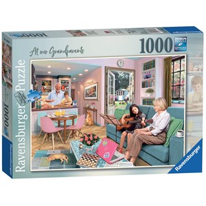 Ravensburger (13982) - "At our Grandparents" - 1000 pieces puzzle