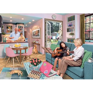 Ravensburger (13982) - "At our Grandparents" - 1000 pieces puzzle