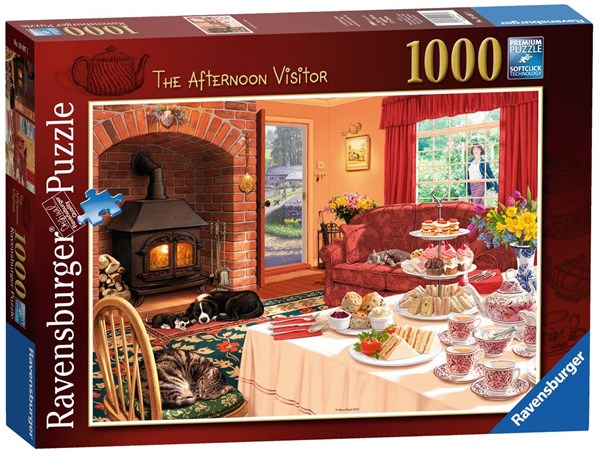 Ravensburger (19497) - "The Afternoon Visitor" - 1000 pieces puzzle