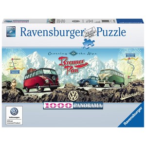Ravensburger (15102) - "Cross the Alps with VW!" - 1000 pieces puzzle
