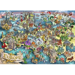 Ravensburger (19717) - "European Wonders" - 1000 pieces puzzle