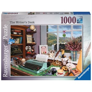 Ravensburger (15334) - "The Writer's Desk" - 1000 pieces puzzle