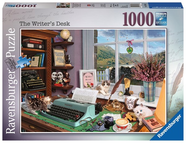 Ravensburger (15334) - "The Writer's Desk" - 1000 pieces puzzle