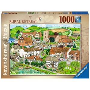 Ravensburger (15165) - "Rural Retreats" - 1000 pieces puzzle