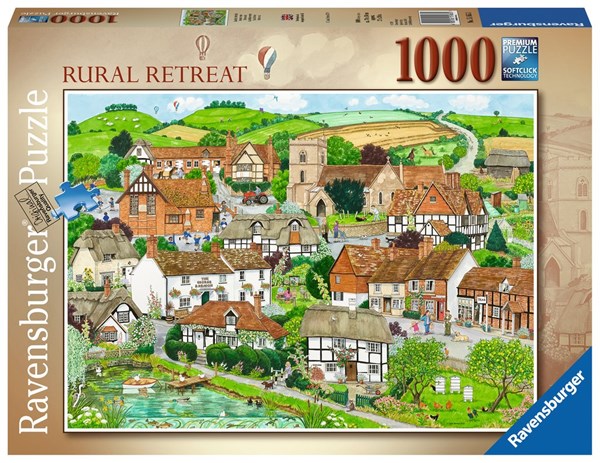 Ravensburger (15165) - "Rural Retreats" - 1000 pieces puzzle
