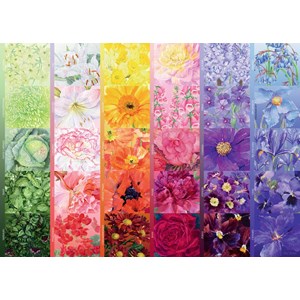 Ravensburger (19800) - Anne Searle: "The Gardener's Palette, Cottage Garden" - 1000 pieces puzzle