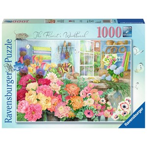 Ravensburger (15306) - "The Florist's Workbench" - 1000 pieces puzzle