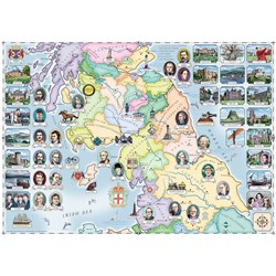 Ravensburger (15167) - "Our Native Lands No.2, The North & Southern Scotland" - 1000 pieces puzzle