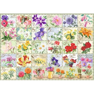 Ravensburger (19514) - "Vintage Flora" - 1000 pieces puzzle